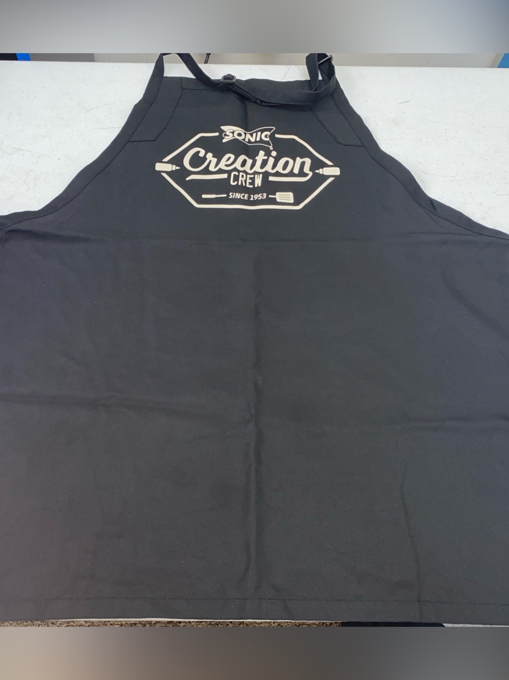 Black Apron One-Piece Sonic Creation Crew